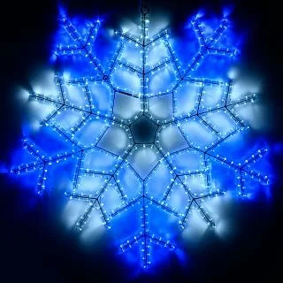 Фигура ARD-SNOWFLAKE-M6-890x890-576LED White/Blue - 025309