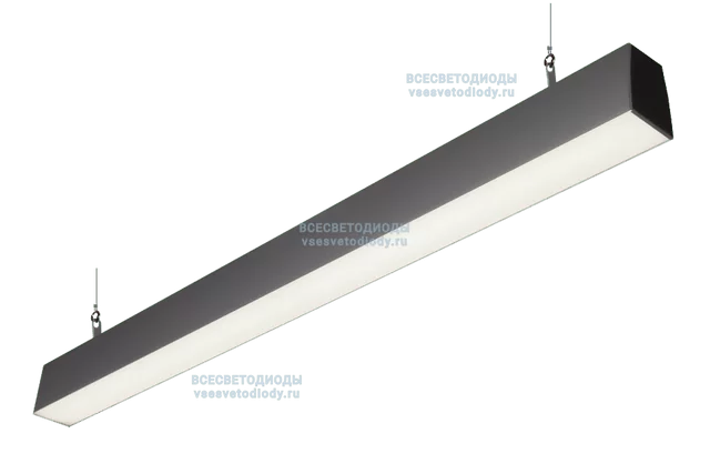 Светильник КРИСТАЛЛ VS351-Z 37W-4050Lm 5000-5500К ПРОЗРАЧНЫЙ IP44 с БАП (vsesv) на 3 часа арт. vs351-37-tr-5k-li3h-z