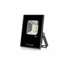 Светодиодный прожектор AR-FLAT-ICE-10W-220V Warm (Black, 120 deg) Arlight арт. 023569 - 023569