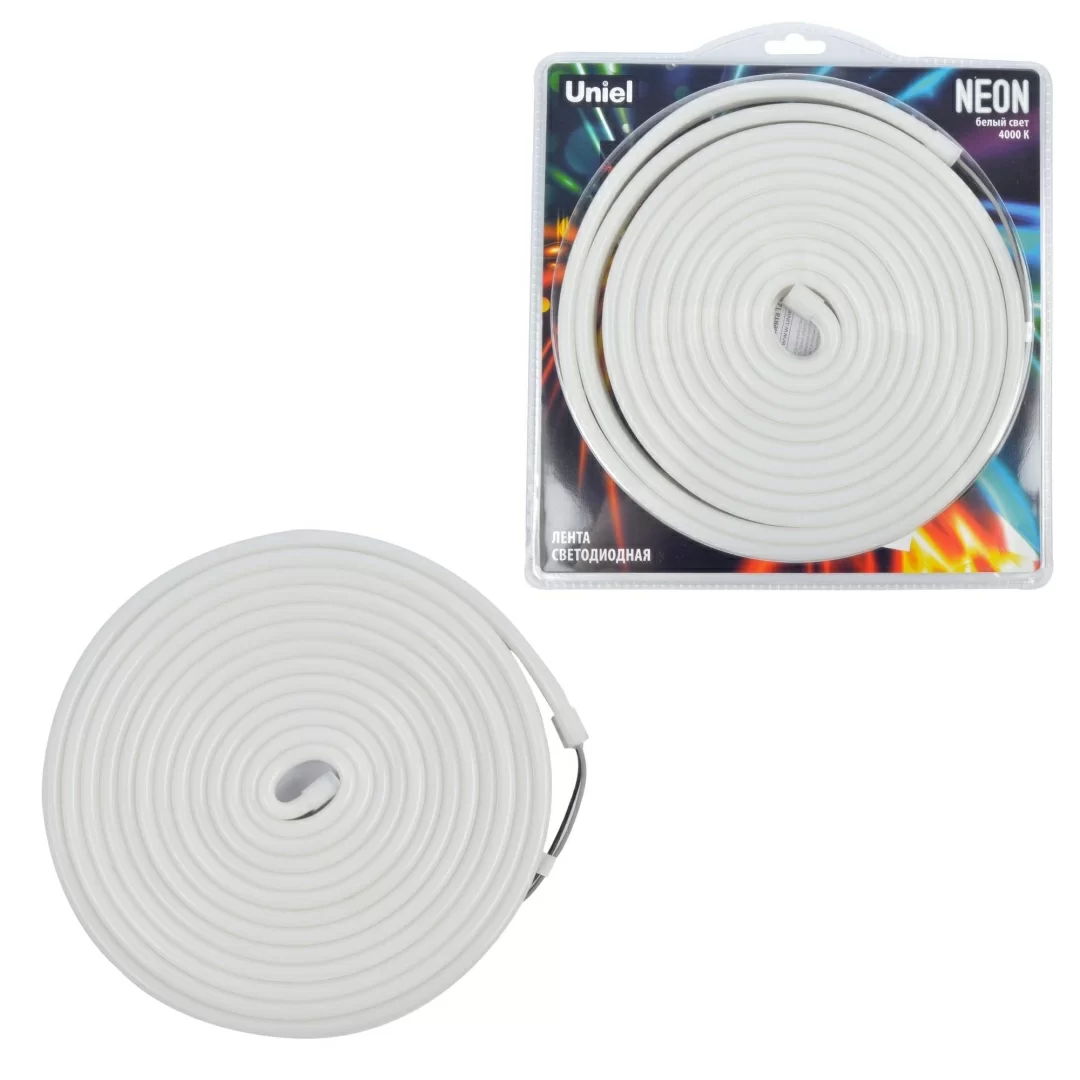 ULS-N03-2835-100LED/m-8mm-IP67-DC12V-11W/m-5M-4000K блистер  в Москве 