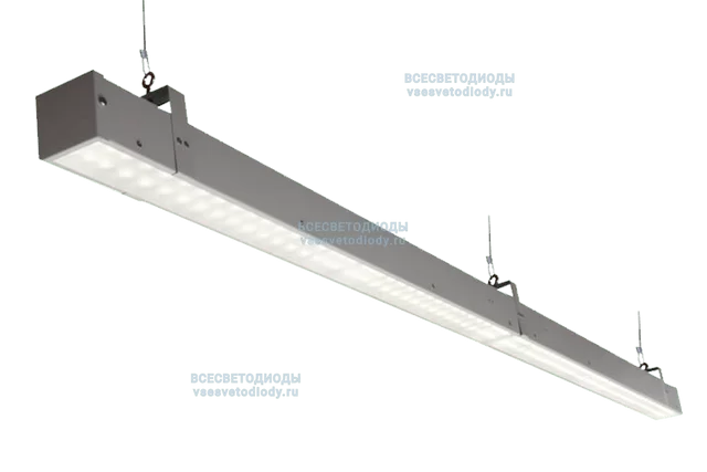 Светильник СЛИМЛАЙТ VS311 линейный 75W-9500Lm 5000-5500К МИКРОПРИЗМА IP40 с БАП (vsesv) на 1 час арт. vs311-75-mpr-5k-li1h