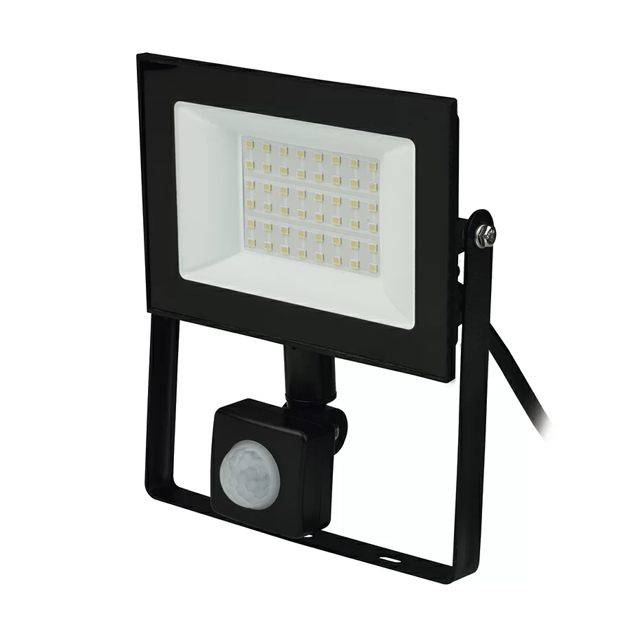 ULF-F62-50W/6500K SENSOR IP54 200-240В BLACK  в Москве 