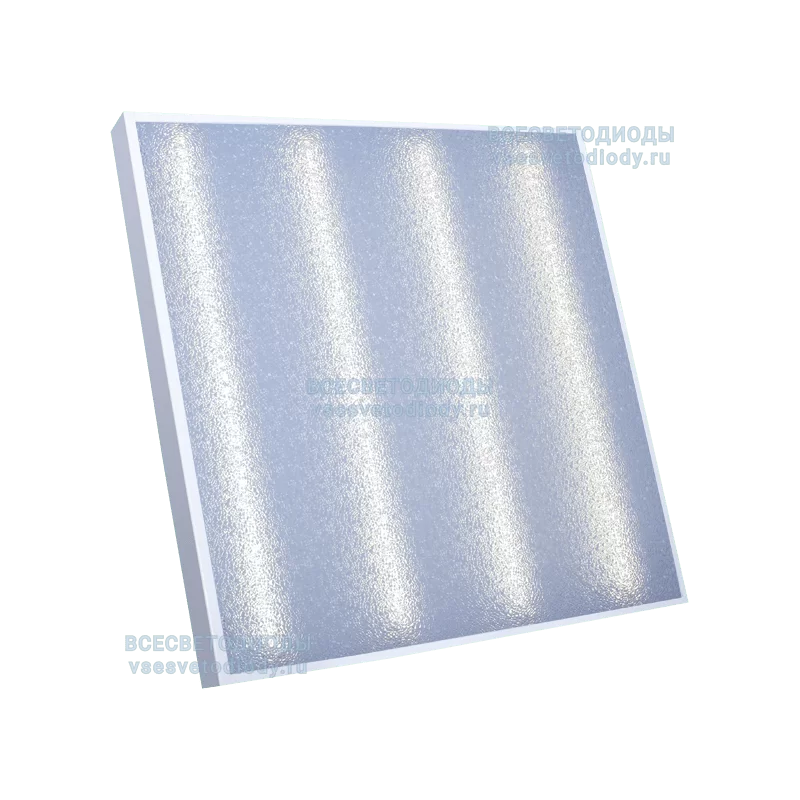 Cветильник АРМСТРОНГ VS201 30W-3600Lm 5000-5500К КОЛОТЫЙ ЛЁД IP40 с БАП (vsesv) на 1 час арт. vs201-30-kl-5k-li1h