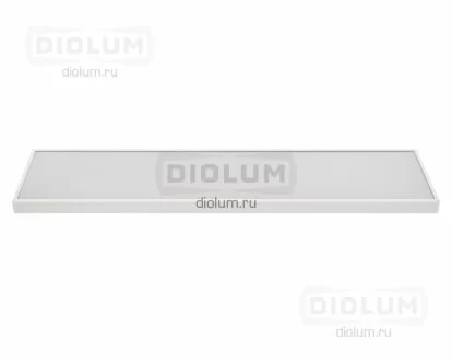 Светодиодные светильники 1195х295х40 IP54/65 38Вт SL БАП 2 часа (равномерная засветка) Diolum-OF-IP54-БАП2-1352SL производства Diolum