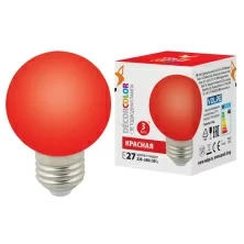 LED-G60-3W/RED/E27/FR/С  