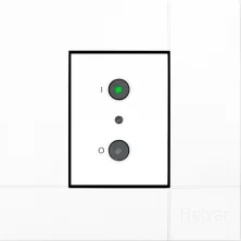 Панель управления дим. 121200 белый пластик  