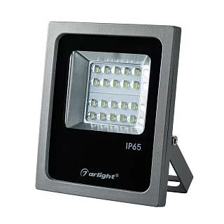 Светодиодный прожектор AR-FLAT-ARCHITECT-20W-220V Warm (Grey, 50x70 deg) Arlight арт. 024167 - 024167