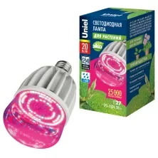 LED-M80-20W/SP/E27/CL ALS55WH картон торговой марки Uniel - 11098
