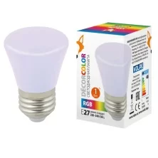 LED-D45-1W/RGB/E27/FR/С BELL  