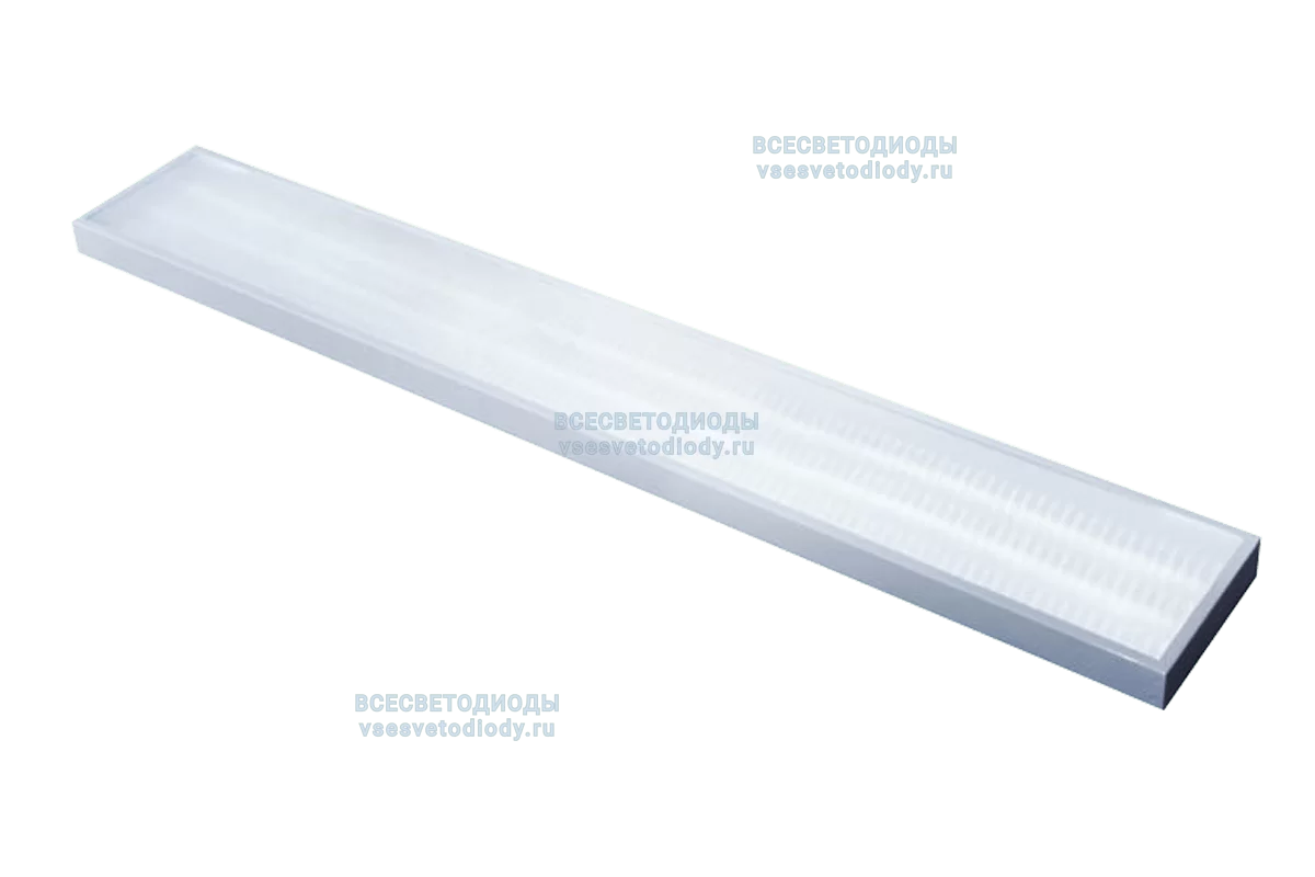 Светильник МАКСИ VS252-Z 58W-7250Lm 6000-6500К МИКРОПРИЗМА IP40 с БАП (vsesv) на 1 час арт. vs252-58-mpr-6k-li1h-z