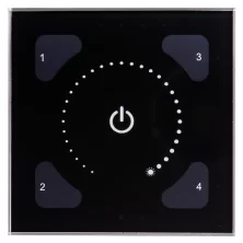 Панель управления сенсорная 191GB DALI черное стекло  