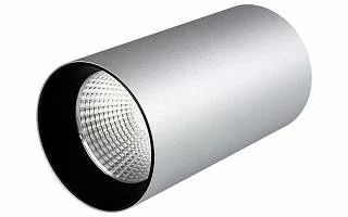 Светильник накладной SP-POLO-R85-1-15W Day White 40deg (Silver, Black Ring) Arlight арт. 022962 - 022962