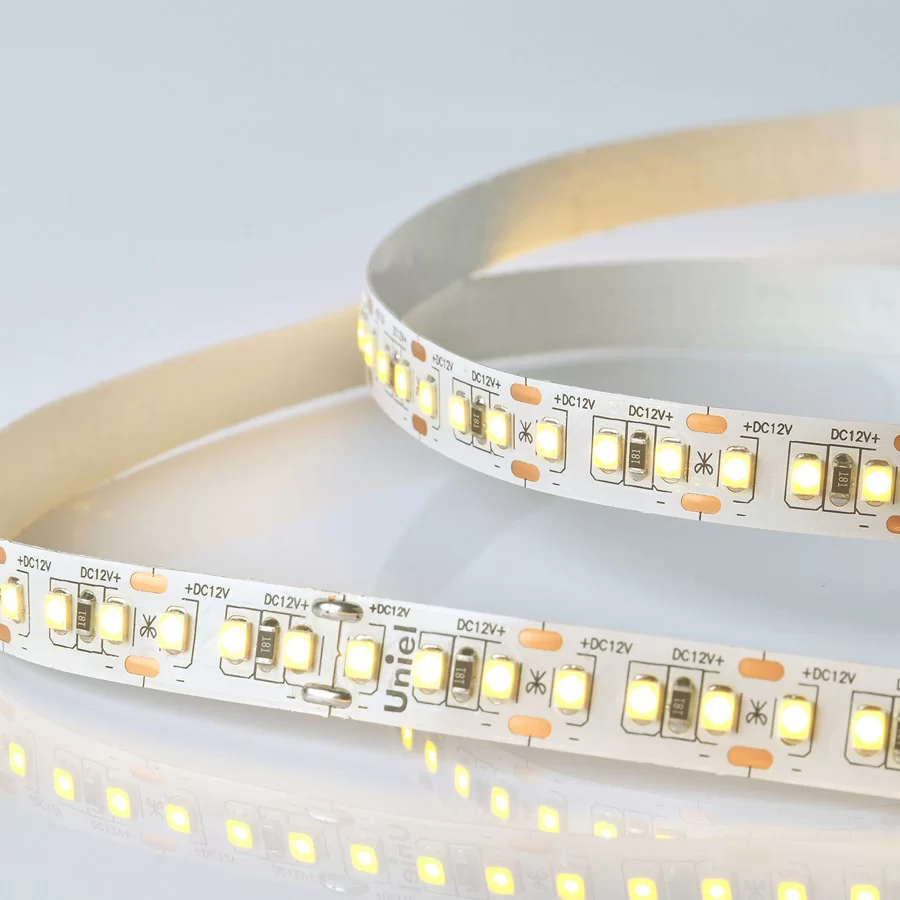 ULS-M14-2835-168LED/m-10mm-IP20-DC12V-14W/m-5M-3000K PROFI катушка в герметичной упаковке  в Москве 