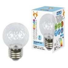 LED-D45-1W/6000K/E27/CL/С PINEAPPLE  