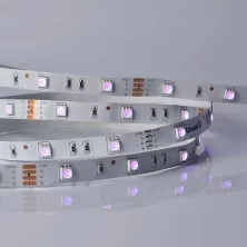 ULS-M22-5050-30LED/m-10mm-IP20-DC12V-7,2W/m-5M-RGB PROFI катушка в герметичной упаковке  