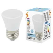 LED-D45-1W/6000K/E27/FR/С BELL  