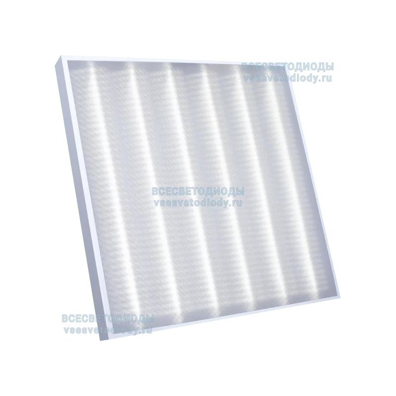 Cветильник ГРИЛЬЯТО VS223 48W-5700Lm 6000-6500К МИКРОПРИЗМА IP40 с БАП (aax.tech) на 3 часа арт. vs223-48-mpr-6k-nc3h