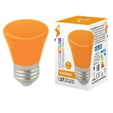 LED-D45-1W/ORANGE/E27/FR/С BELL  