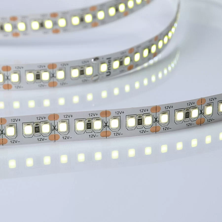 ULS-M16-2835-180LED/m-10mm-IP20-DC12V-17W/m-5M-6500K PROFI катушка в герметичной упаковке  в Москве 