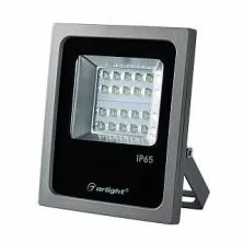 Светодиодный прожектор AR-FLAT-ARCHITECT-20W-220V Warm (Grey, 50x70 deg) Arlight арт. 024167 - 024167