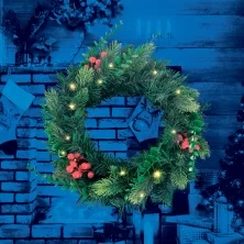 ULD-T4040-020/SNA/3AA WARM WHITE IP20 WREATH  