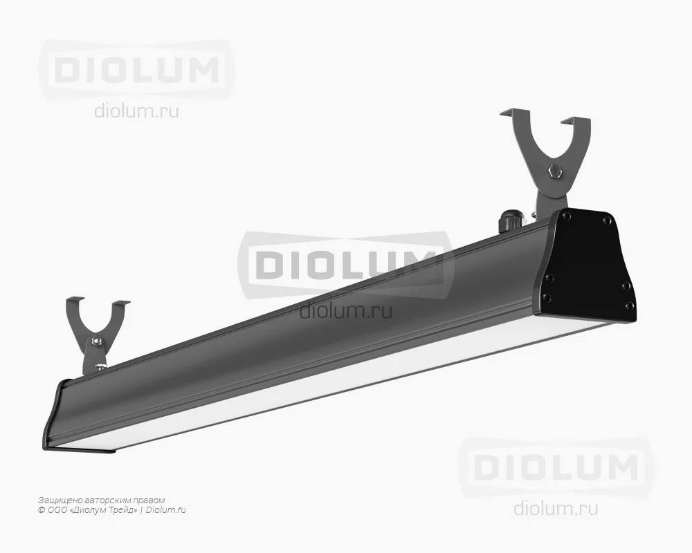 Светодиодные светильники Proffline II 1000 мм 10-50/ 50 Вт БАП 2 часа Diolum-PR-IP65-БАП2-2PL1050-5K производства Diolum