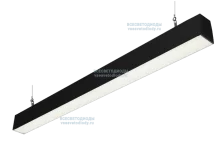 Светильник КРИСТАЛЛ VS351-Z 37W-4050Lm 5000-5500К ПРОЗРАЧНЫЙ IP44 с БАП (aax.tech) на 1 час чёрный арт. vs351-37-tr-5k-nc1h-9005-z - vs351-37-tr-5k-nc1h-9005-z