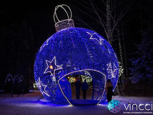 Новогодний Шар  в Москве 