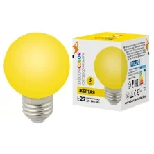 LED-G60-3W/YELLOW/E27/FR/С  