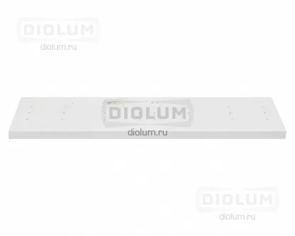 Светодиодные светильники 1195х295х40 IP54/65 38Вт SL БАП 2 часа (равномерная засветка) Diolum-OF-IP54-БАП2-1352SL производства Diolum
