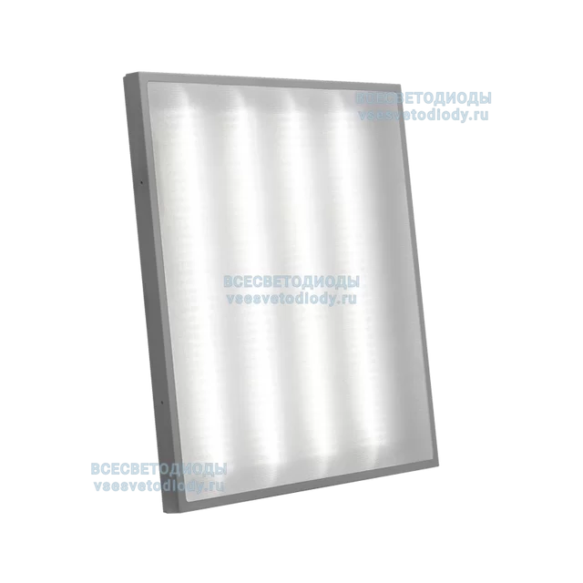 Светильник АРМСТРОНГ CLIP-IN VS272 40W-4800Lm 5000-5500К МИКРОПРИЗМА IP54 с БАП (vsesv) на 3 часа арт. vs272-40-mpr-5k-li3h-3