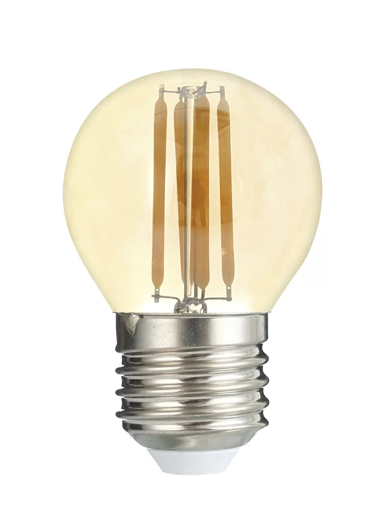Светодиодный светильник PLED OMNI G45 8w E27 4000K Gold 230/50  Jazzway арт. 5021662 - 5021662