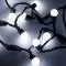 Светодиодная гирлянда ARD-BALL-CLASSIC-D17.5-10000-BLACK-100LED WHITE (230V, 7W) (Ardecoled, IP65) арт. 025583 - 025583