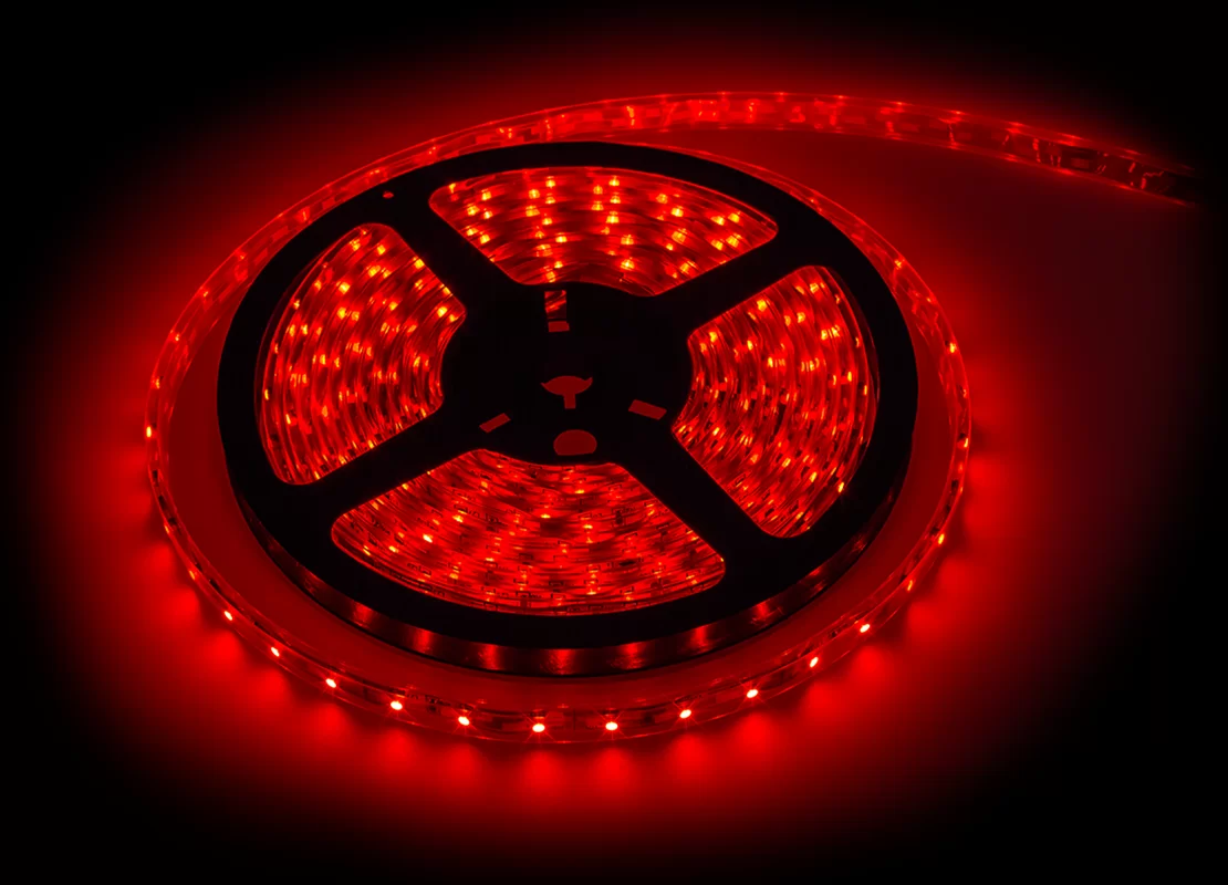 Лента светодиодная LS 35R-60/65 60LED 4.8Вт/м 12В IP65 красная LLT арт. 4680005958887 - 4680005958887