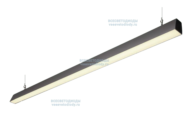 Светильник КРИСТАЛЛ VS354-Z 45W-5100Lm 4000-4500К ПРОЗРАЧНЫЙ IP44 с БАП (aax.tech) на 3 часа арт. vs354-45-tr-4k-nc3h-z