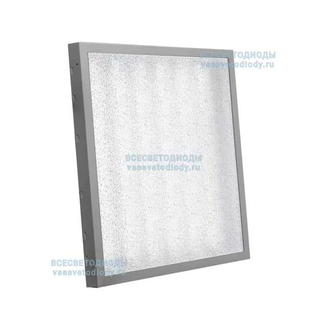 Светильник АРМСТРОНГ CLIP-IN VS273-Z 48W-5700Lm 5000-5500К КОЛОТЫЙ ЛЁД IP54 с БАП (aax.tech) на 1 час арт. vs273-48-kl-5k-nc1h-3-z