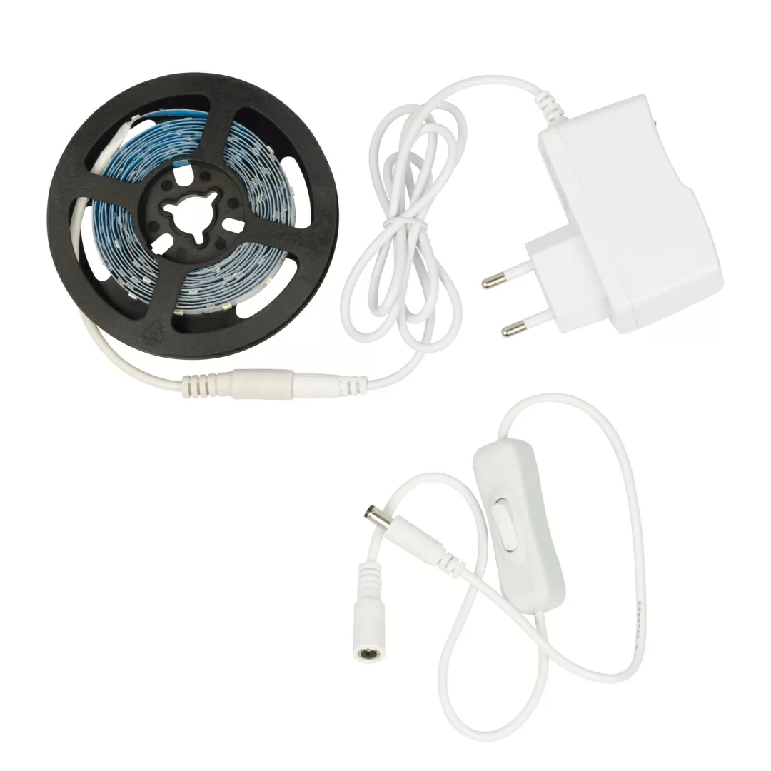 ULS-Q721 2835-60LED/m-IP20-2.5M-DW RRP24C00 Комплект светодиодной ленты с адаптером  в Москве 