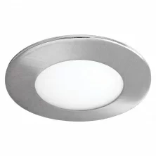 Светильник LED ультратонкий встраиваемый 5W 4000K 325LM круг хром 20x89MM 1/50 Wolta - DLUSCH-DLL5W