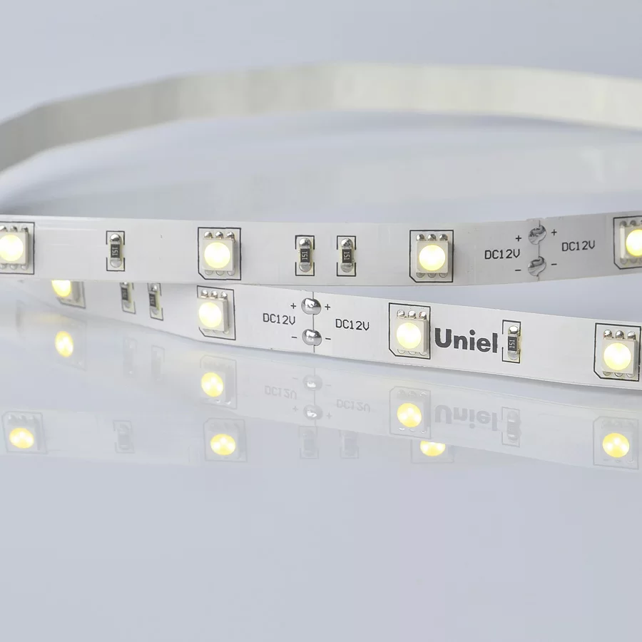 ULS-M22-5050-30LED/m-10mm-IP20-DC12V-7,2W/m-5M-4000K PROFI катушка в герметичной упаковке  в Москве 